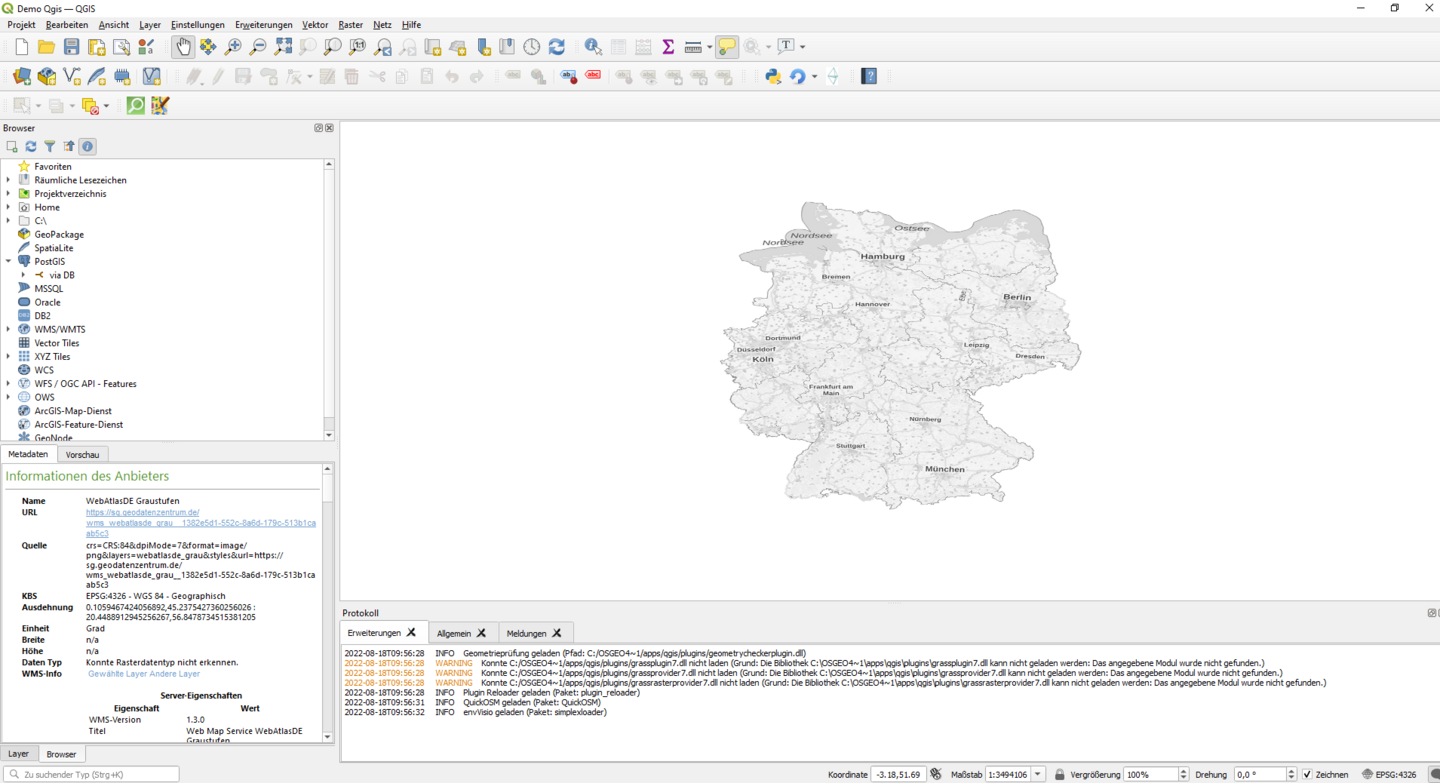 Sceenshot qgis