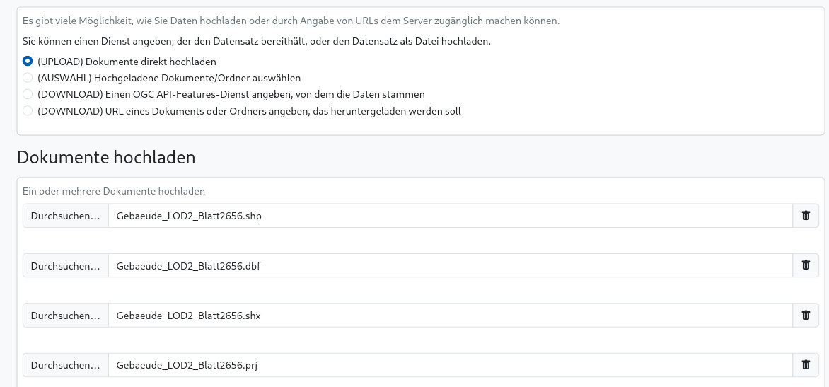 Shapefile Import